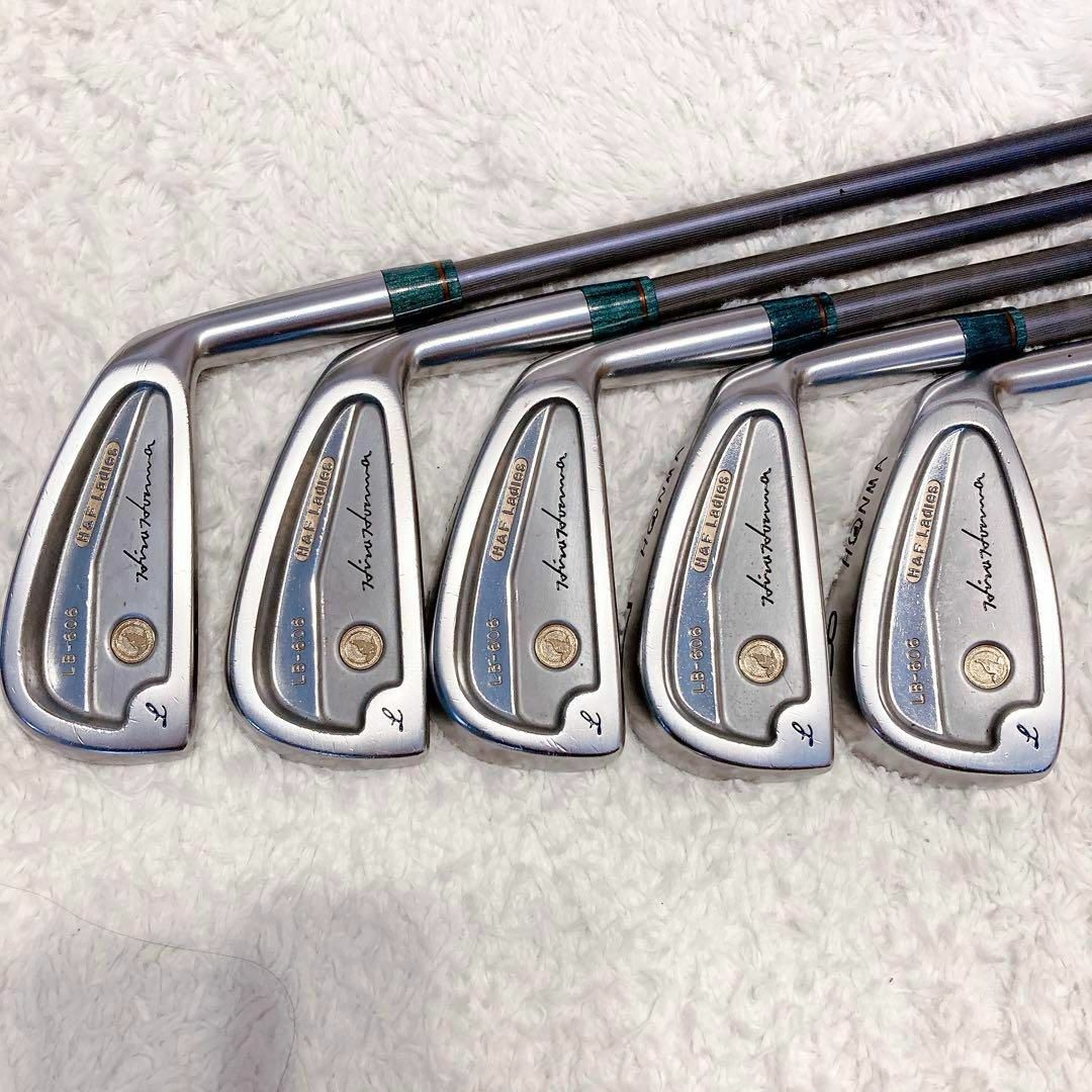 【希少】HONMA LB-606 レディース 8本セット 2星 2S 金七宝