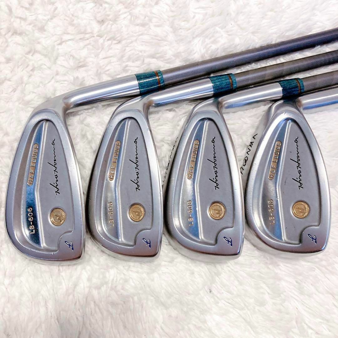 【希少】HONMA LB-606 レディース 8本セット 2星 2S 金七宝