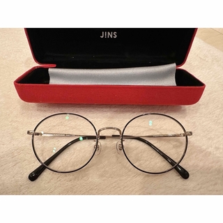 ジンズ(JINS)のJINS ジンズ　メガネ　眼鏡　ブラック　完売　人気(サングラス/メガネ)