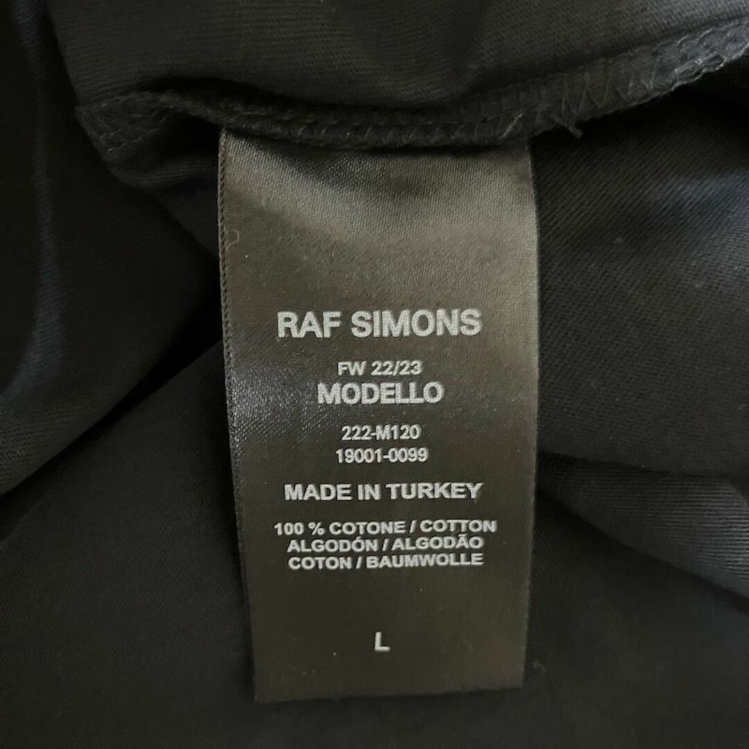 RAF SIMONS(ラフシモンズ)の新品 22aw L RAF SIMONS ゴースト Tシャツ 黒 4706 メンズのトップス(Tシャツ/カットソー(半袖/袖なし))の商品写真