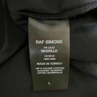 RAF SIMONS - 新品 22aw L RAF SIMONS ゴースト Tシャツ 黒 4706の通販
