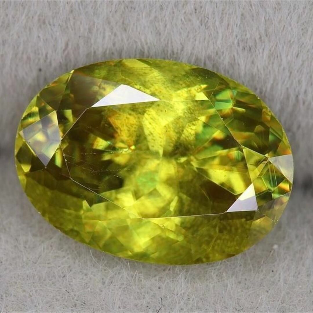 スフェーン 1.764ct 色石 宝石 ルース 天然石 イエロー