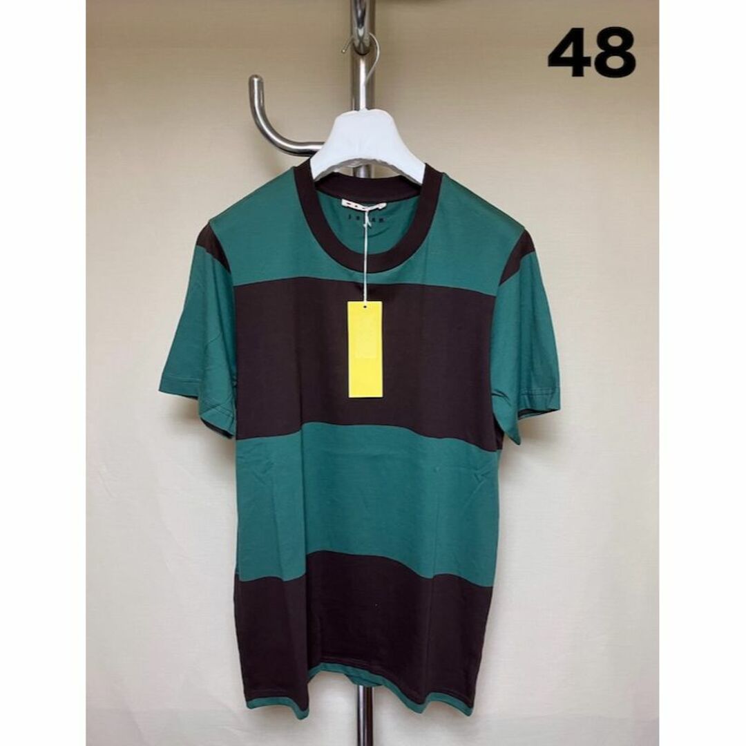 新品 48 22aw MARNI ボーダーパックT Tシャツ 4147B