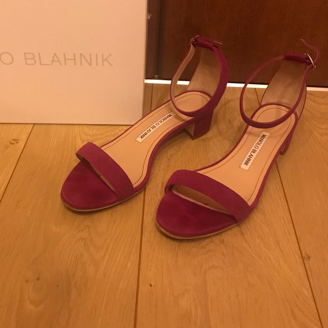 【新品】MANOLO BLAHNIK マノロブラニク クリア サンダル ミュール