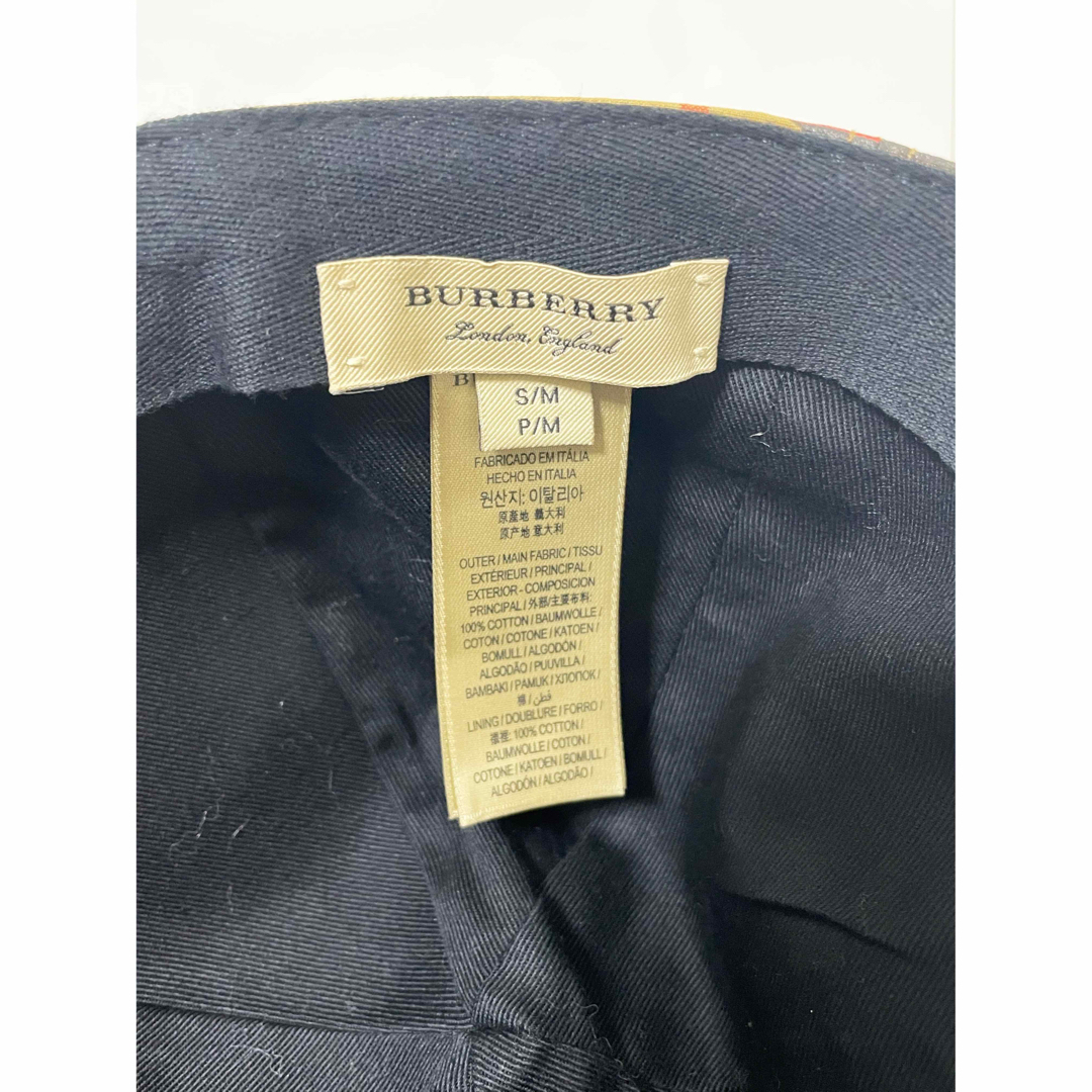 BURBERRY - Burberry バーバリー キャップ 帽子 チェック グラフィティ
