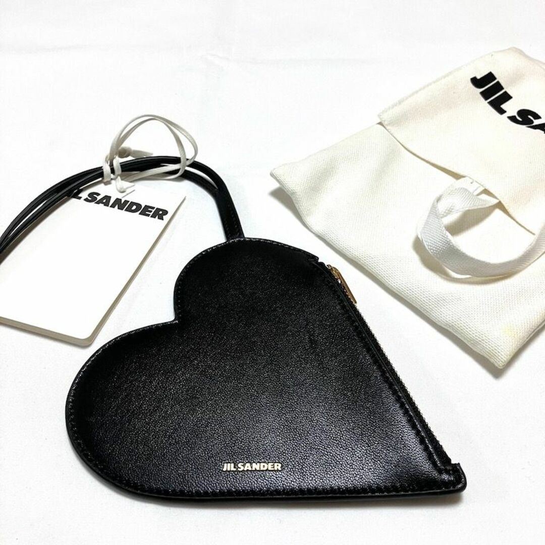 Jil Sander(ジルサンダー)の新品 22aw JIL SANDER ハートレザーポーチ 5022 レディースのファッション小物(財布)の商品写真