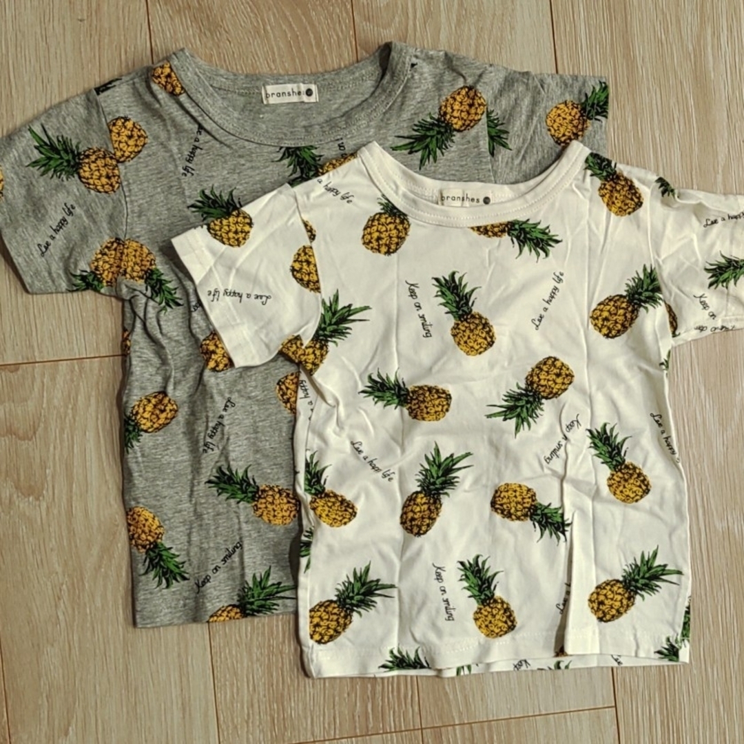 Branshes(ブランシェス)のTシャツ　グレー　ブランシェス　２枚セット キッズ/ベビー/マタニティのキッズ服男の子用(90cm~)(Tシャツ/カットソー)の商品写真