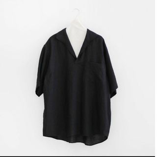 COMOLI - 23ss カナパスキッパー半袖シャツ ブラック サイズ2の通販 by