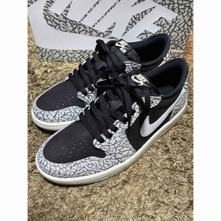 ナイキ(NIKE)の【新品/大人気モデル/希少品】ナイキ　エアジョーダン1 ロー　OG エレファント(スニーカー)