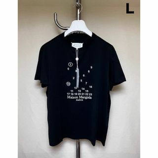 新品 L 22aw マルジェラ バブルロゴTシャツ 白 4041