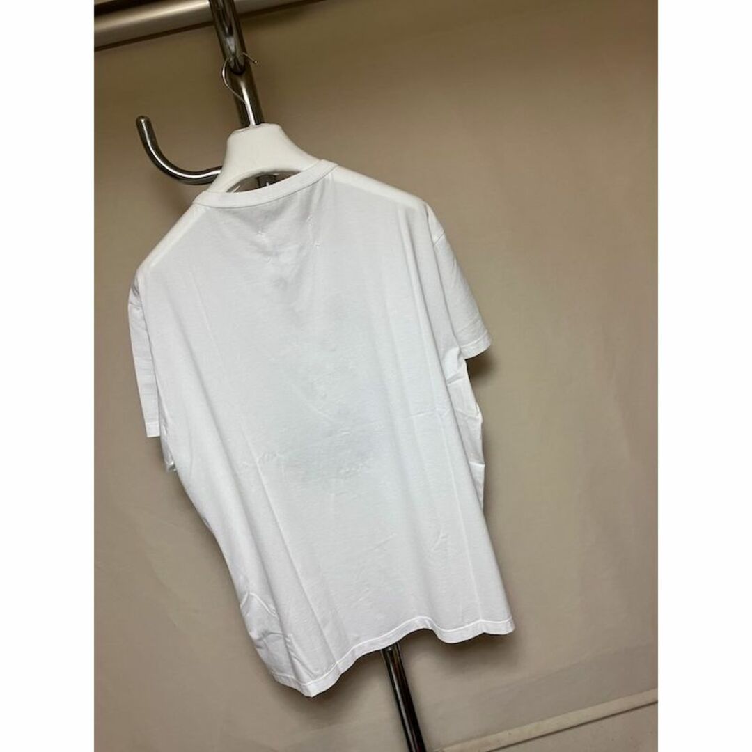 新品 L 22aw マルジェラ バブルロゴTシャツ 白 4041
