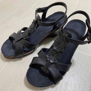 ビルケンシュトック(BIRKENSTOCK)の˚✧₊ MEPHISTO メフィスト レザーウェッジヒールサンダル(サンダル)