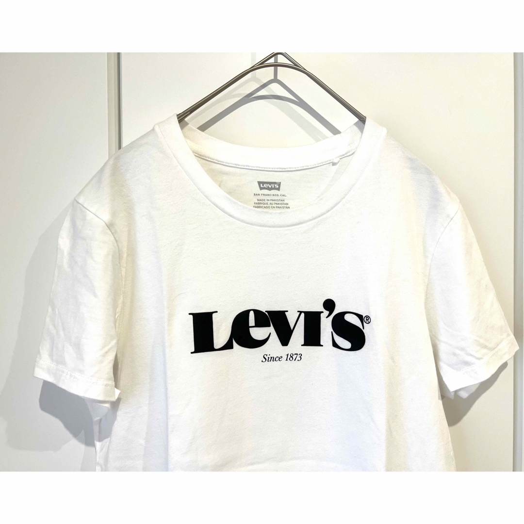 リーバイス Tシャツ メンズXS レディースM相当 ホワイト 美品
