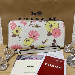 コーチ(COACH)の18 【新品未使用】COACH コーチ 長財布 花柄(財布)