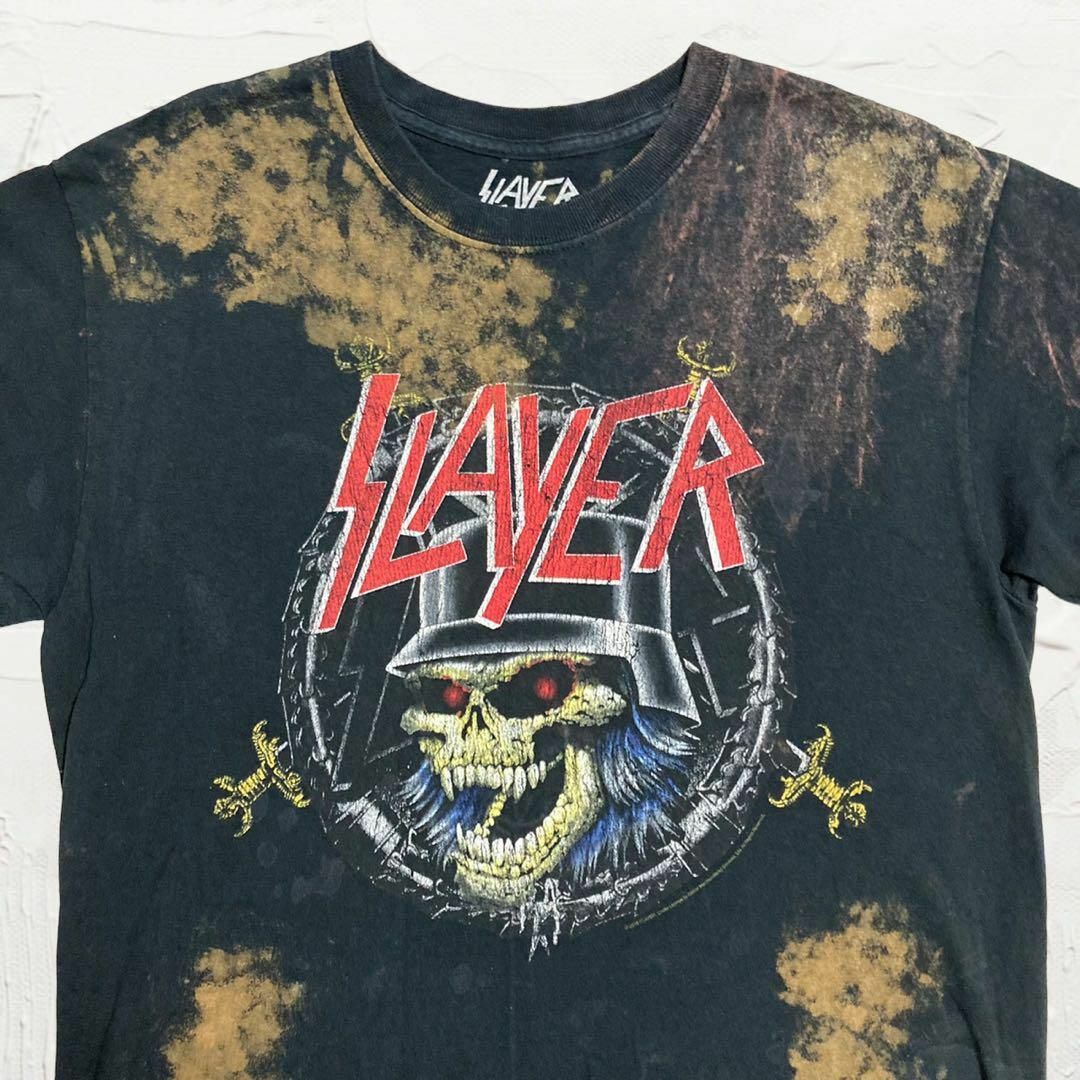 MHI バンド Tシャツ SLAYER 黒 スレイヤー　メタル　ロック メンズのトップス(Tシャツ/カットソー(半袖/袖なし))の商品写真