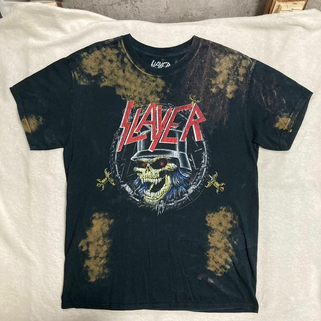 MHI バンド Tシャツ SLAYER 黒 スレイヤー　メタル　ロック メンズのトップス(Tシャツ/カットソー(半袖/袖なし))の商品写真