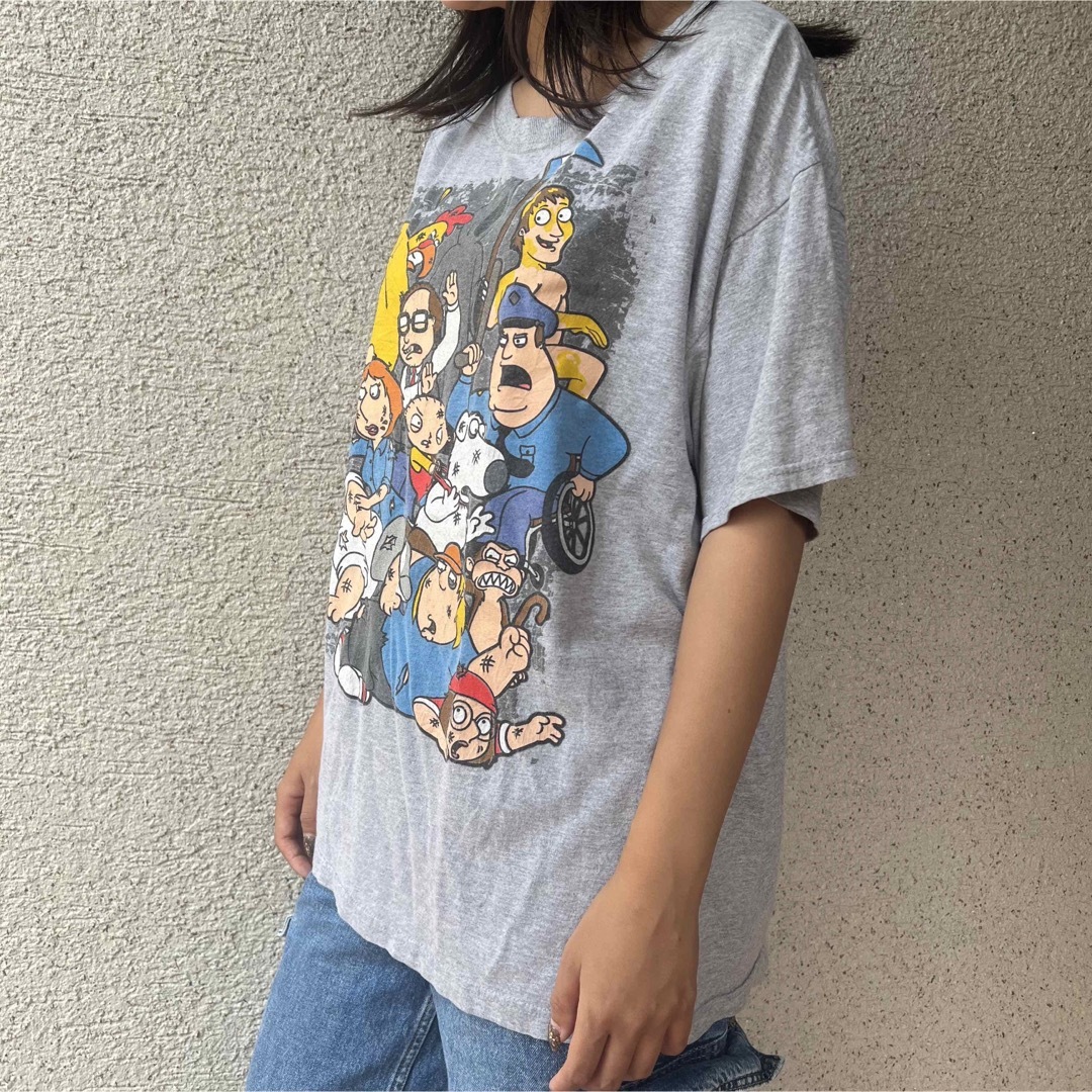 ファミリー・ガイ キャラクター プリントTシャツ ヴィンテージ 着画モデル155