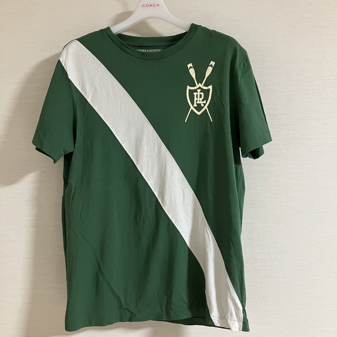 Ralph Lauren(ラルフローレン)のラグビー ラルフローレン 半袖 エンブレム Tシャツ M グリーン Rugby メンズのトップス(Tシャツ/カットソー(半袖/袖なし))の商品写真