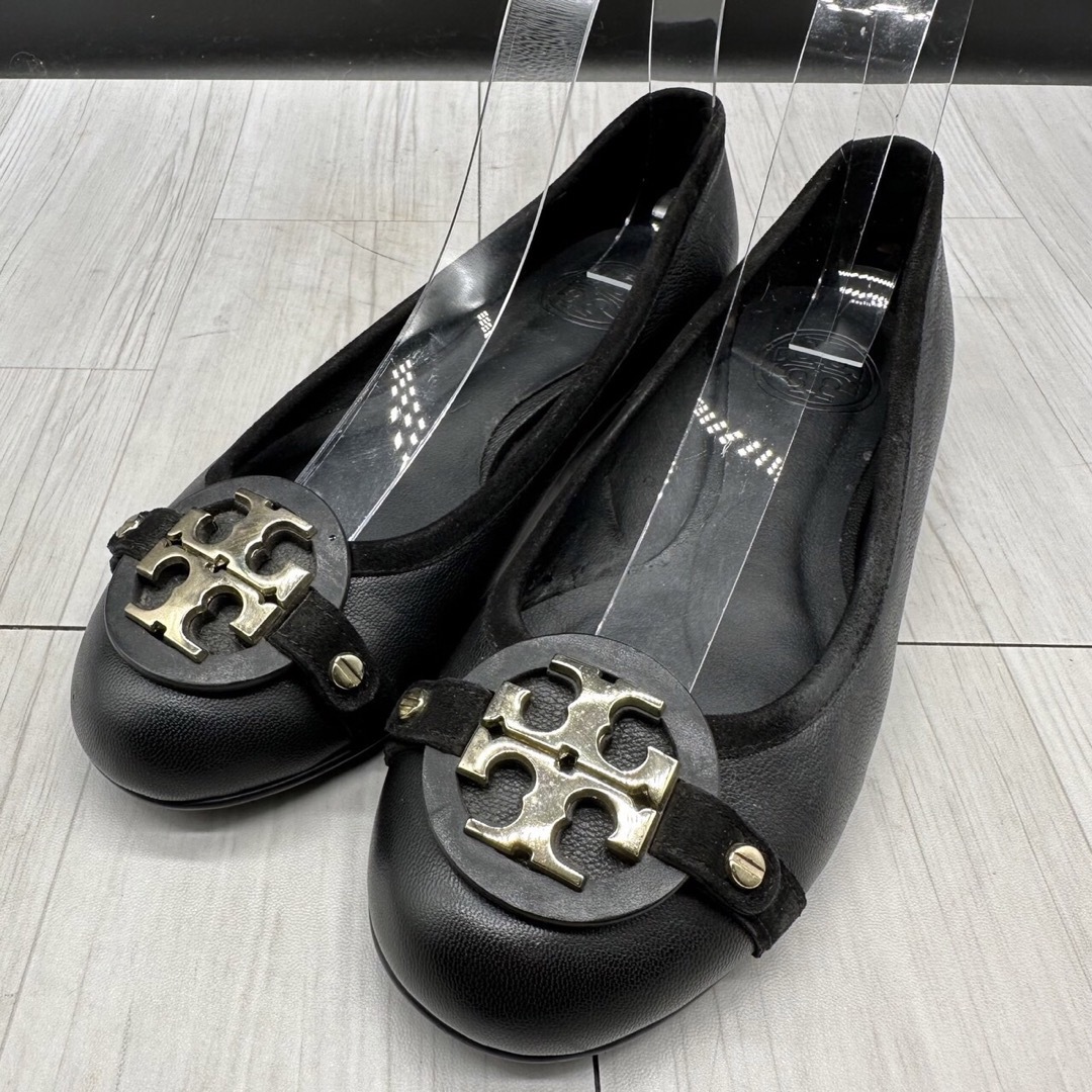 【TORY BURCH】トリーバーチ 23.5 フラット バレエシューズ 37