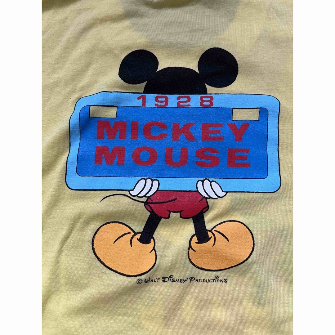 ミッキーマウス(ミッキーマウス)のDisney ミッキーマウス 両面プリント ダイヤクラブ　日本製　Tee メンズのトップス(Tシャツ/カットソー(半袖/袖なし))の商品写真