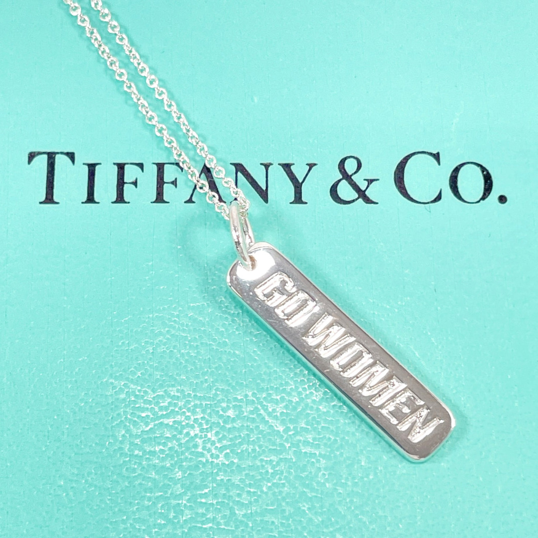 USED】Tiffanyティファニー シルバーネックレス GO WOMEN - ネックレス