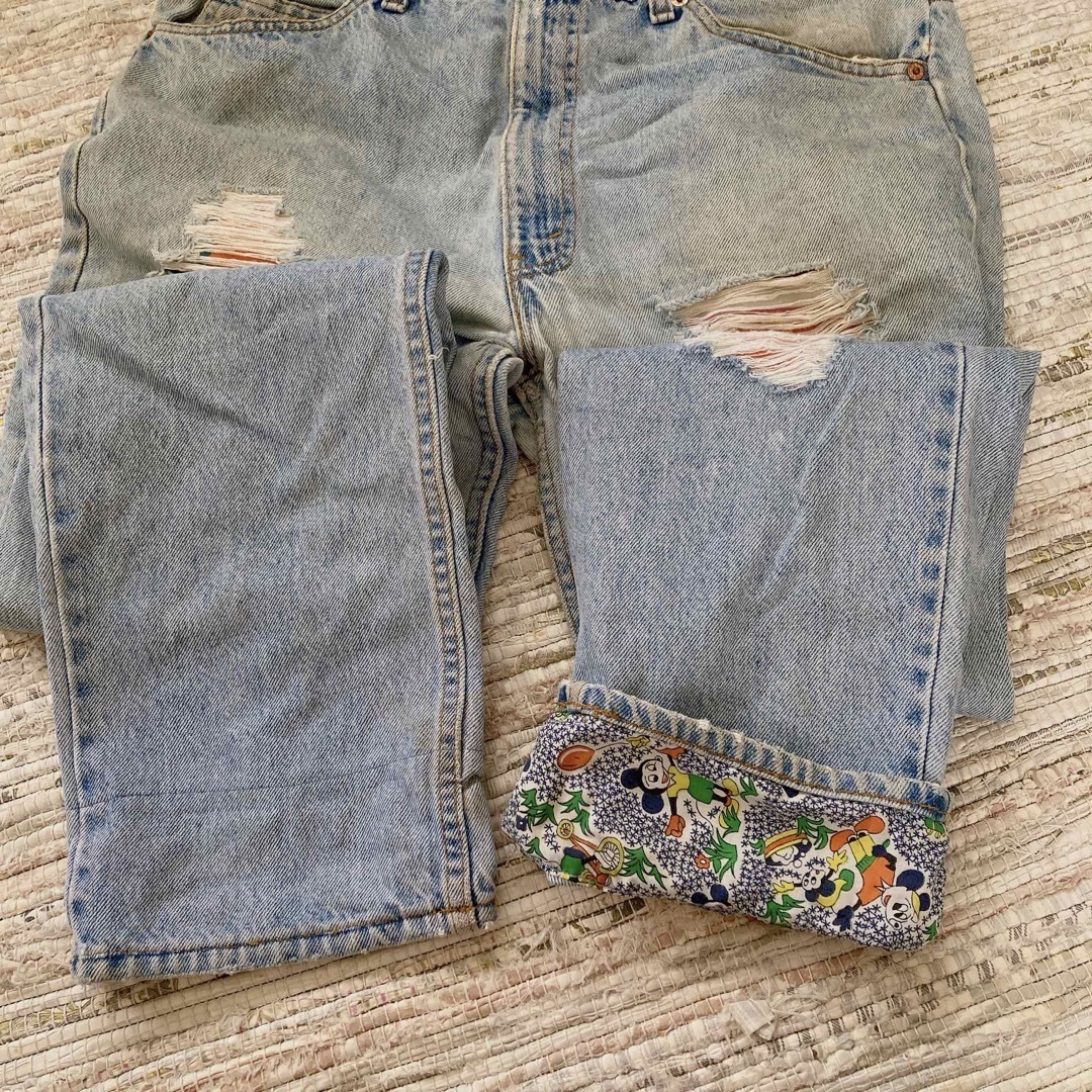 Levi's(リーバイス)のリーバイス505 USA製　W36 L30 ミッキー　デニムパンツ メンズのパンツ(デニム/ジーンズ)の商品写真