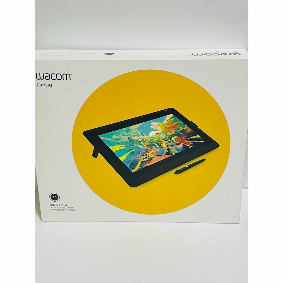 Wacom(ワコム)の未開封 未使用品 Wacom Cintiq 16 DTK1660K0D スマホ/家電/カメラのPC/タブレット(PC周辺機器)の商品写真