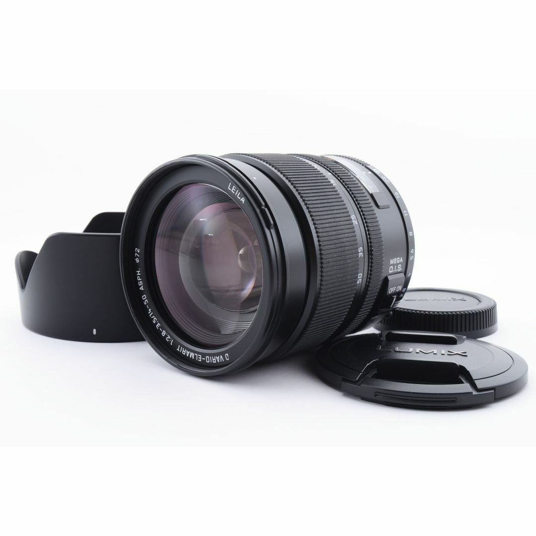 新品に近い パナソニック LEICA D 14-50mm F2.8-3.5 レンズ(ズーム