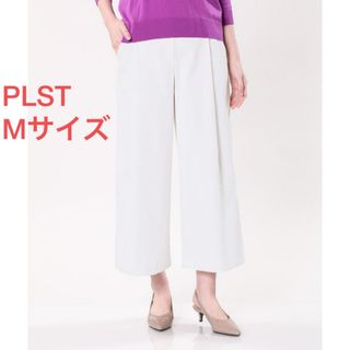 プラステ(PLST)の2回着用★ PLST リネンブレンドワイドパンツ(カジュアルパンツ)