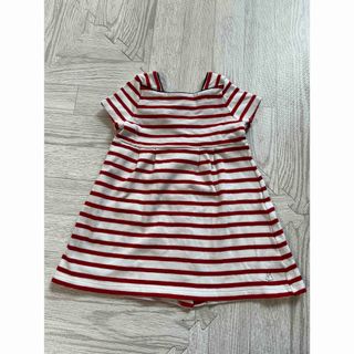 プチバトー(PETIT BATEAU)のプチバトー　ボーダーワンピース(ワンピース)