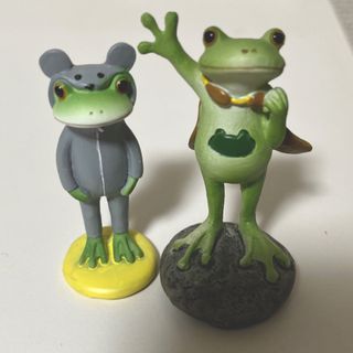 コポー　スーパーマンと干支ねずみ　2点セット(置物)