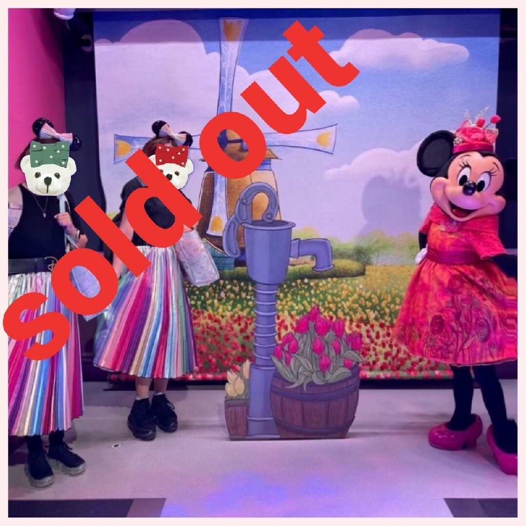 お見舞い ディズニーランド周年カラー 虹色レインボー ミッキーたち