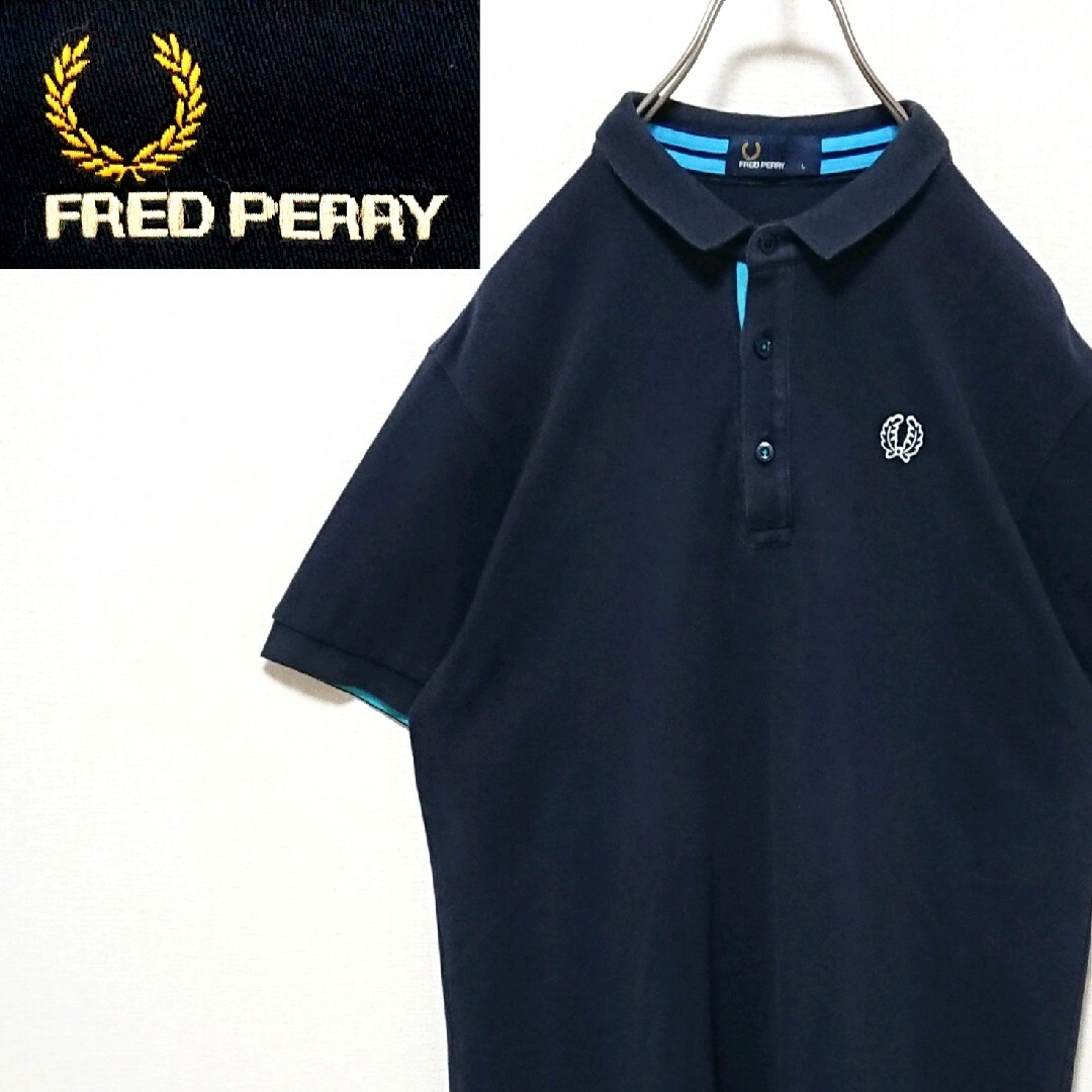 フレッドペリー ワンポイント 刺繍 ロゴ 半袖 ポロシャツ