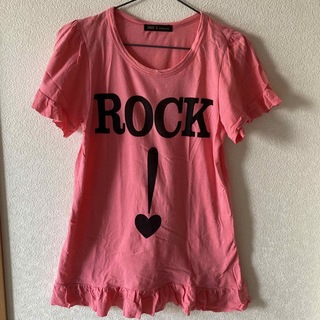 フリーズショップ(FREE'S SHOP)のTシャツ　フリーズショップ　FREE'S  ピンク　ロック　フェス　M(Tシャツ(半袖/袖なし))