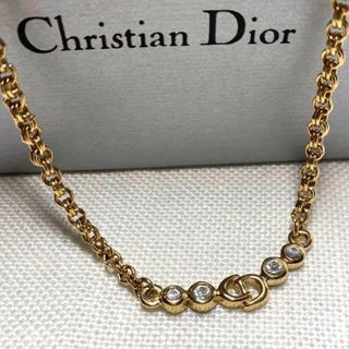 クリスチャンディオール(Christian Dior)のChristian Dior クリスチャンディオール　CDロゴネックレス(ネックレス)