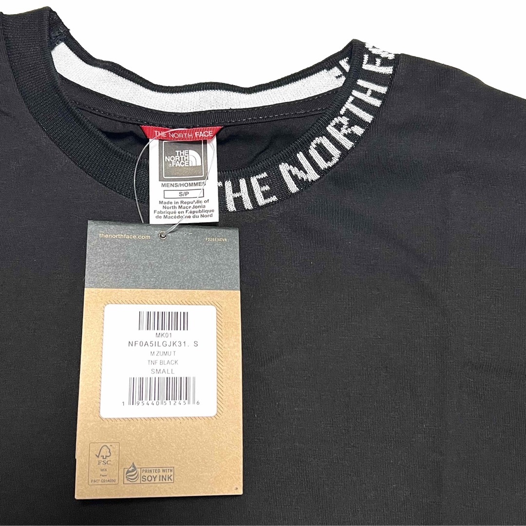 THE NORTH FACE(ザノースフェイス)のセット値引き限定価格S 海外限定 ノースフェイス ネックロゴ Ｔシャツ TEE メンズのトップス(Tシャツ/カットソー(半袖/袖なし))の商品写真