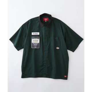 ディッキーズ(Dickies)の【XL】Dickies ディッキーズ ロゴワッペン 襟切替 ワークシャツ(シャツ)