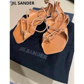 ジルサンダー(Jil Sander)のJIL SANDER ジルサンダー レースアップサンダル(サンダル)