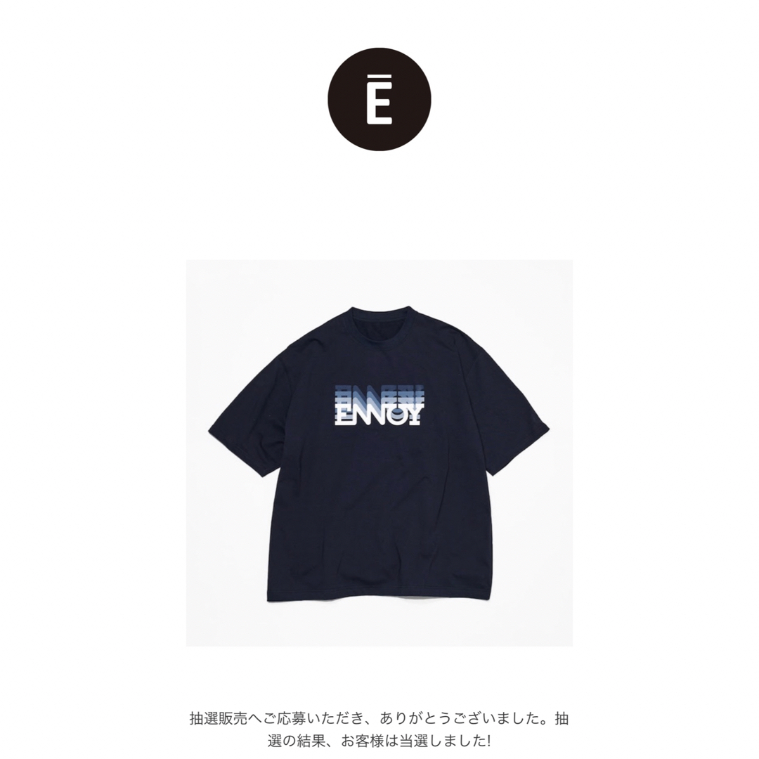 ennoy Tシャツ　ネイビー　Mサイズ