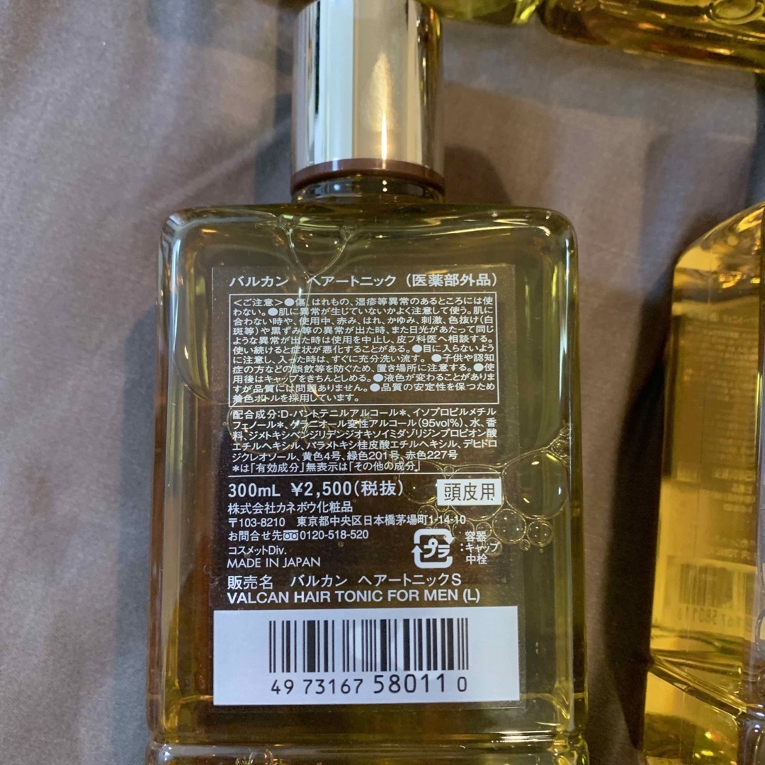 新品 VALCAN バルカン ヘアートニック 300mL 5個セット 新品 VALCAN バルカン ヘアートニック 300mL 5個セット