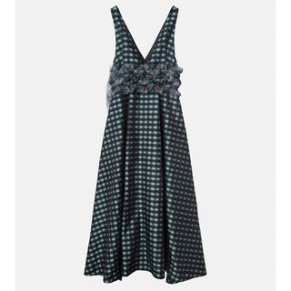 ルシェルブルー(LE CIEL BLEU)の新品未使用Harvest Plaid Dress☆(ロングワンピース/マキシワンピース)