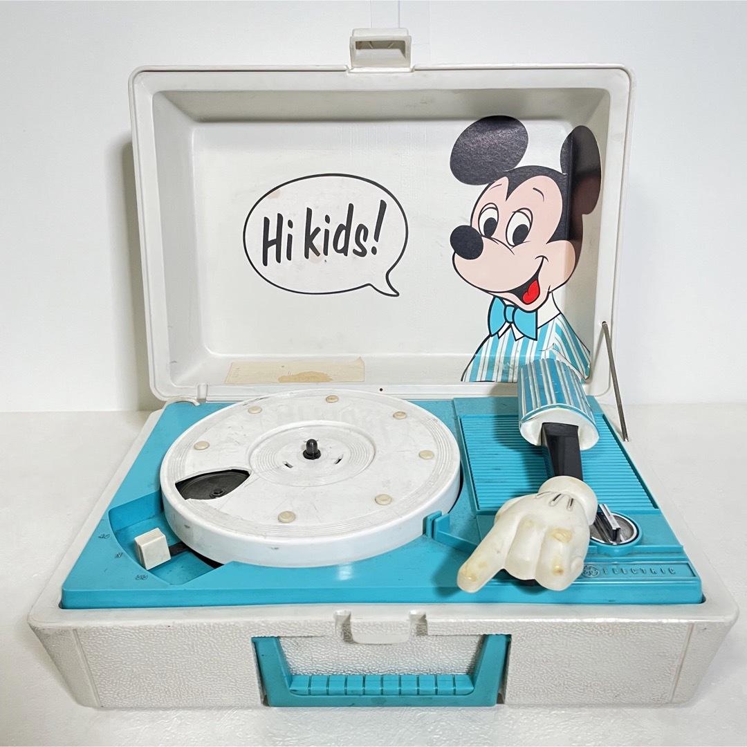 Disney vintage ミッキーマウス レコードプレーヤー ジャンク