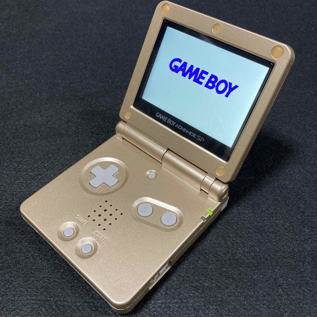 ゲームボーイアドバンスSP IPS液晶 GBA SP スターライトゴールド