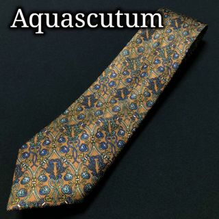 アクアスキュータム(AQUA SCUTUM)のアクアスキュータム リーフ ブラウン ネクタイ A103-W02(ネクタイ)