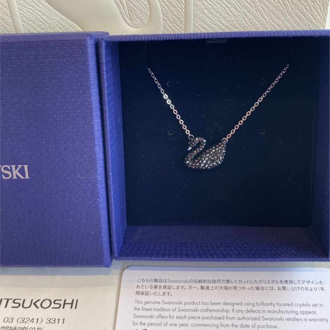 ❤️【新品未使用】SWAROVSKI スワロフスキー スワンネックレス 限定色