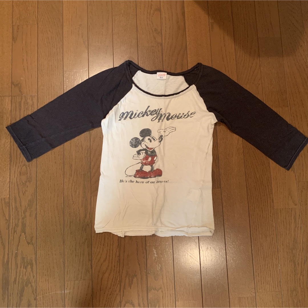 moussy(マウジー)のミッキーラグラン レディースのトップス(Tシャツ(長袖/七分))の商品写真