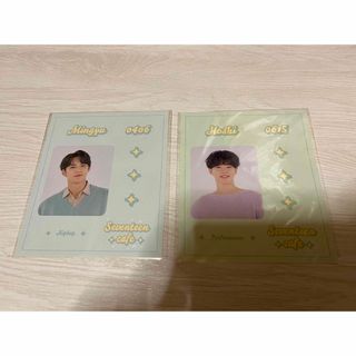 SEVENTEEN - セブチカフェ ステッカー ホシ ミンギュの通販 by 甘栗's
