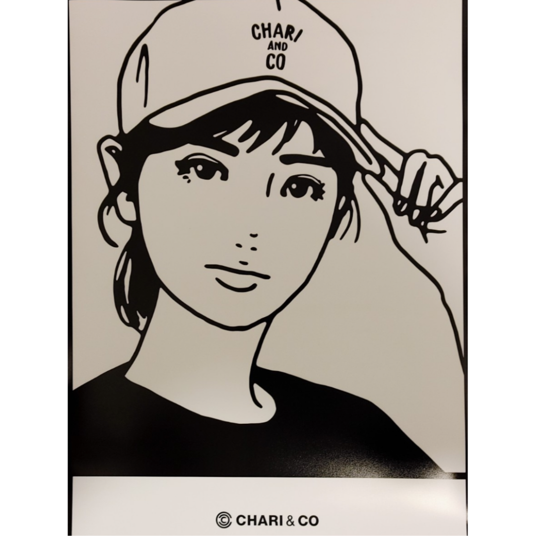 KYNE ポスター CHARI&CO A1サイズ 白/ 村上隆 花井祐介 松山智 | www