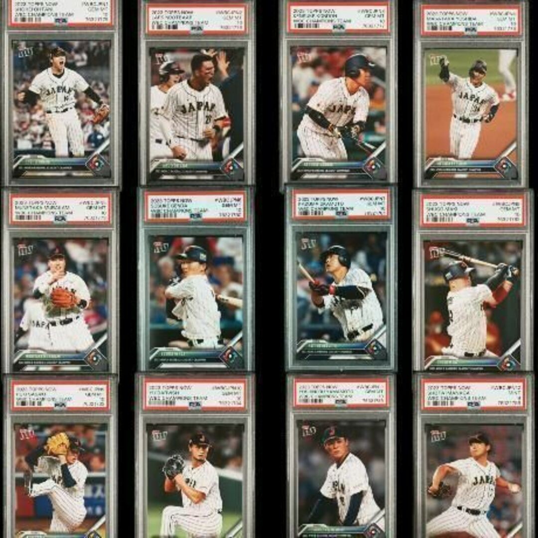 PSAセット2023 WBC Champions TOPPS NOW 12Set