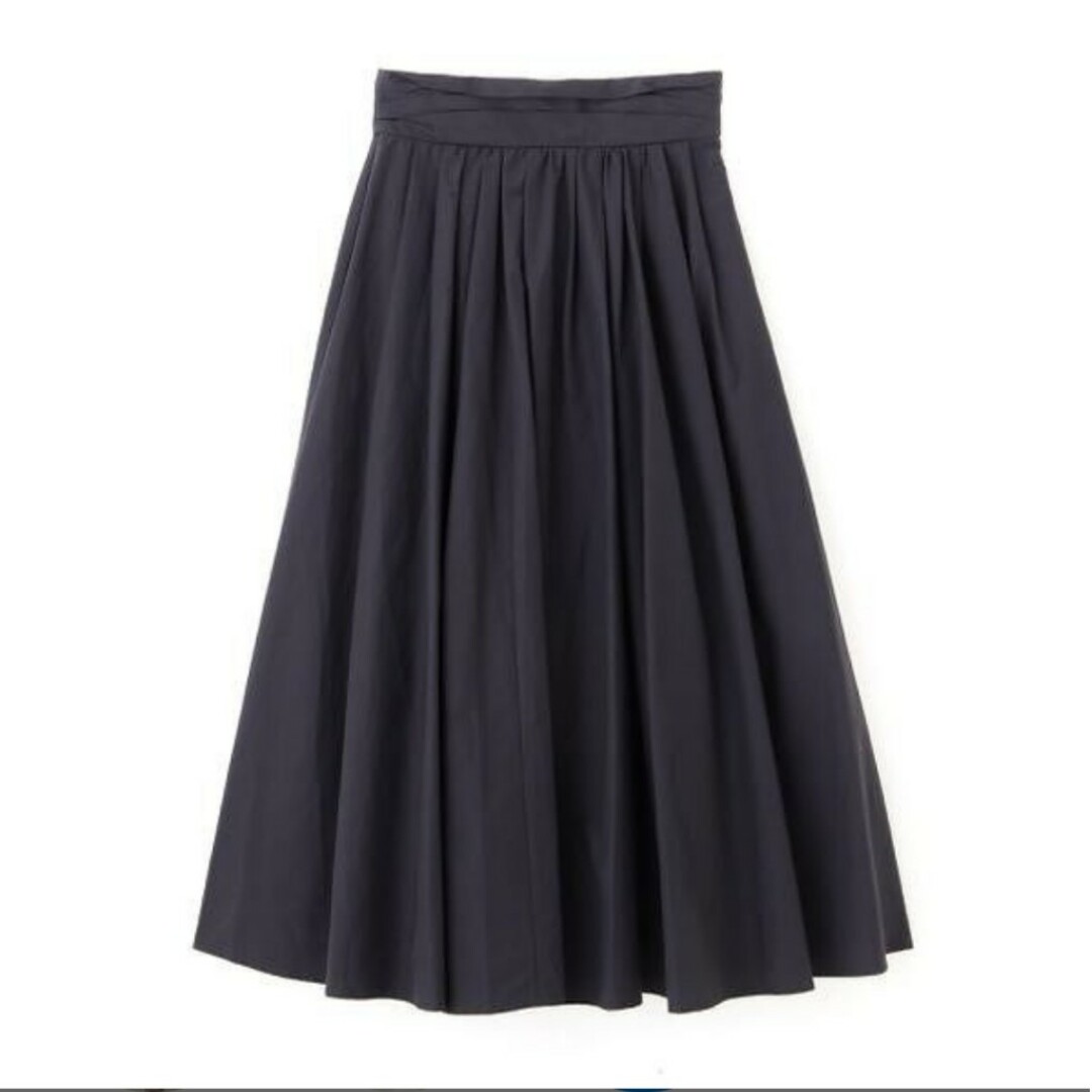PROPORTION BODY DRESSING(プロポーションボディドレッシング)のネイビー　フレアスカート レディースのスカート(ロングスカート)の商品写真